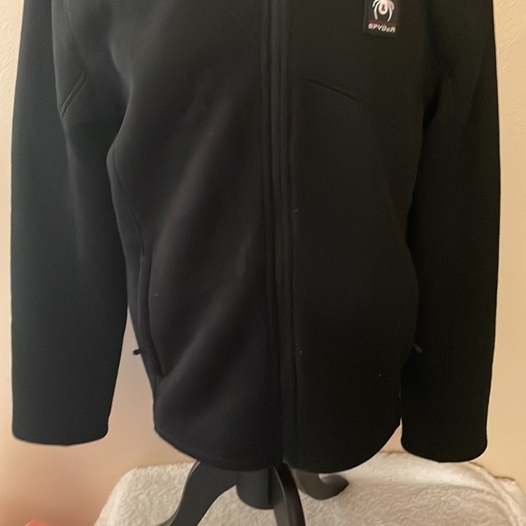 SPYDER Faux Fur Lined Lightweight Jacket Size Medium - Picture 3 of 12